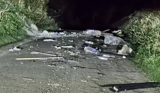 Illegally dumped items in Donegal expected to identify perpetrator