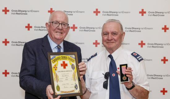 Donegal volunteers honoured for over 50 years of service to Irish Red Cross