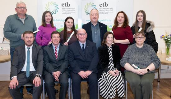 Students celebrated at awards night in Buncrana Further Education & Training Centre