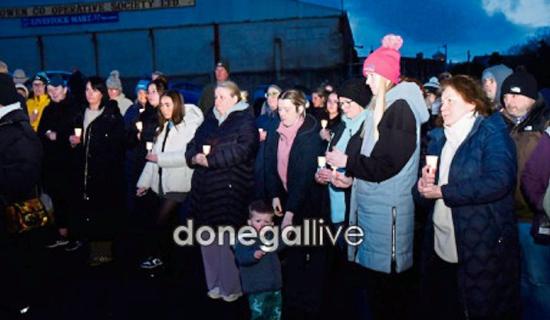 In pictures: Inishowen shows solidarity for Amy Doherty at Carndonagh vigil