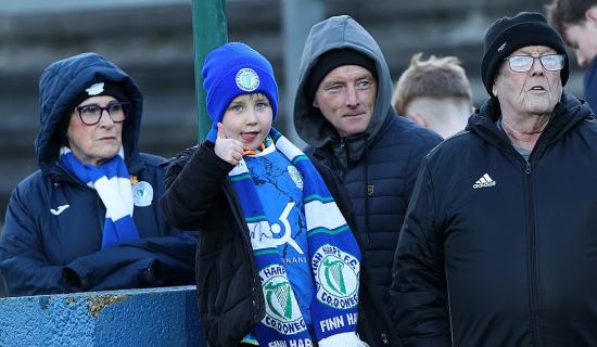 In Pictures: Finn Harps supporters happy to see team split points with Cork City