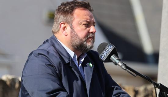 Government blocking progress on Irish unity, Mac Lochlainn tells Drumboe commemoration