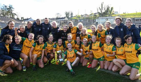 Donegal ladies put in a brilliant performance to lift the Division 2 league title