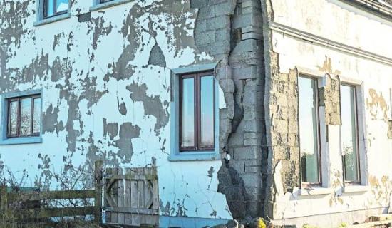 Modular home sites identified for tenants during defective concrete repairs