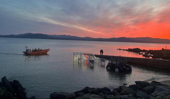 Lough Swilly RNLI launches new lifeboat after person gets into difficulty