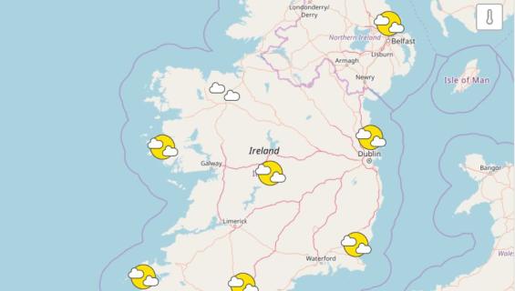 Met Eireann's weekend weather forecast