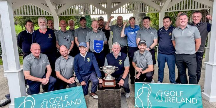 Letterkenny Golf Club celebrating historic Ulster Cup team triumph