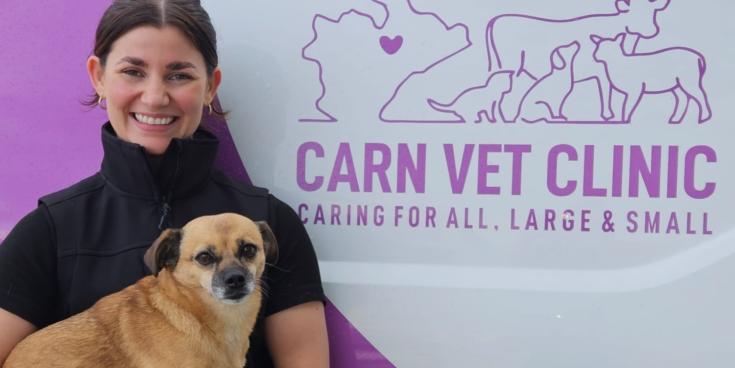 New veterinary surgeon Marykate Fullerton joins the growing team at Carn Vets