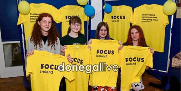 In pictures: Scoil Mhuire Buncrana sleep-out for World Homelessness Day