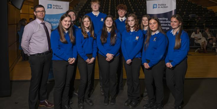 Donegal students attend showcase for participation in cross-border project