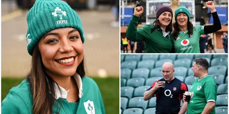 PICTURES: Who did we spot in the crowd as Ireland hammered England in Six Nations?