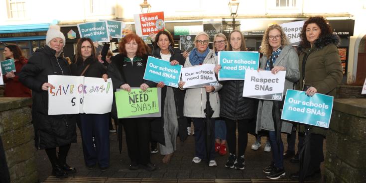 Buncrana protest to &ldquo;Save Our SNAs&rdquo; demands long-term protection