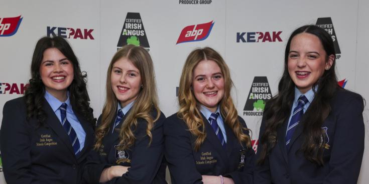 Donegal school exhibits at Croke Park for Certified Irish Angus Schools Competition