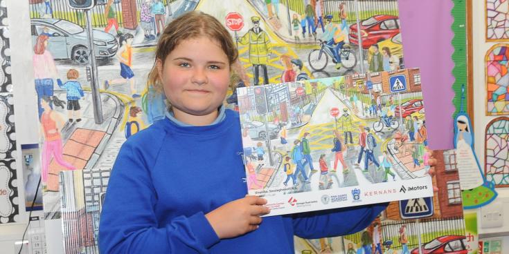Winner announced for Donegal&rsquo;s 2026 Primary School Road Safety Art Competition