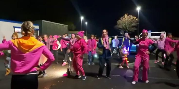 Watch: Donegal Dragons and friends  Pink Part y for breast cancer awareness
