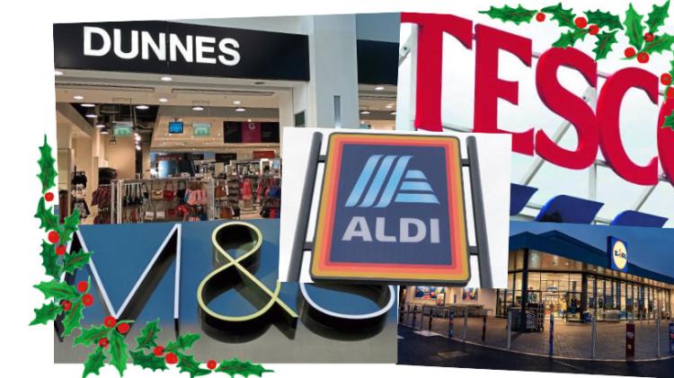 When are supermarkets open between Christmas and New Year, including Aldi, Tesco and Lidl?