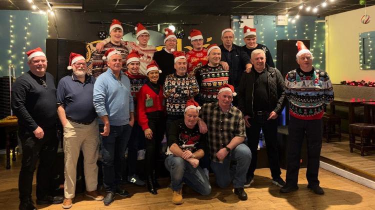 Volunteers at Arranmore RNLI, fire and ambulance service enjoy Christmas night out