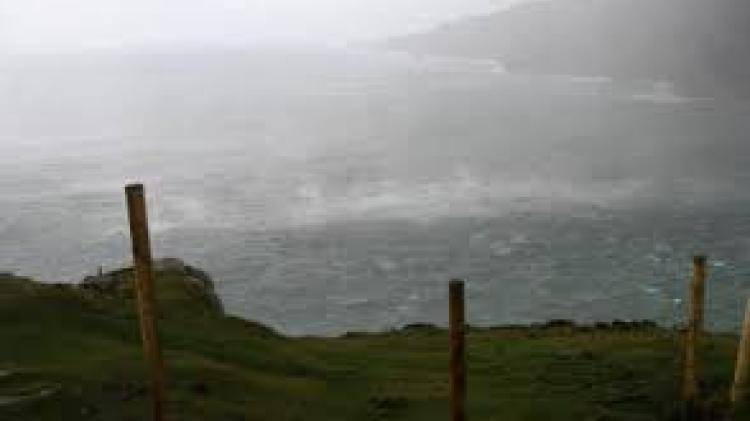 Wet and breezy through in Donegal today with rain, turning heavy at times