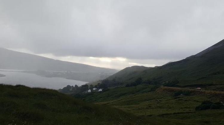 Mostly dry in Donegal with plenty of low winter sunshine before a nasty turn later