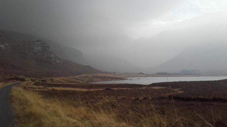 A dull, wet and breezy Monday for Donegal with outbreaks of heavy rain