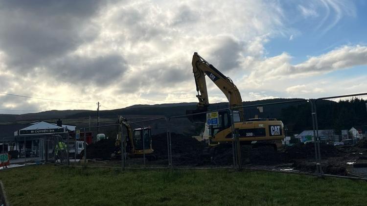 Works commenced at Lettermacaward Green to be completed by April