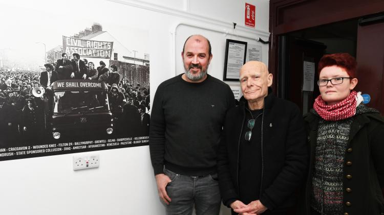 In pictures: Ciar&aacute;n Dunlevy&rsquo;s new exhibition Art as Protest opens in Derry