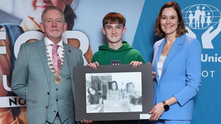 National honour for talented young Buncrana student in Credit Union Art Competition