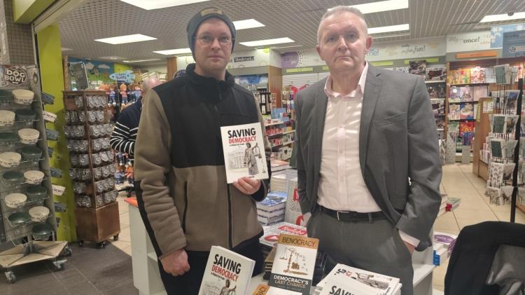 Gerry McKeever holds book signing in Letterkenny for latest release