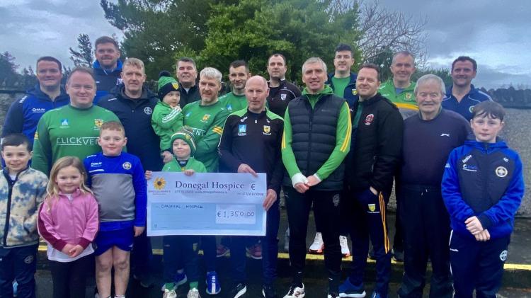 Donegal Masters GAA make charity donation in memory of the late Bridgin Scanlon