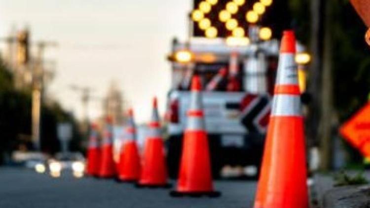 Traffic Management in place between Silver Tassie and Glenleary Crossroads