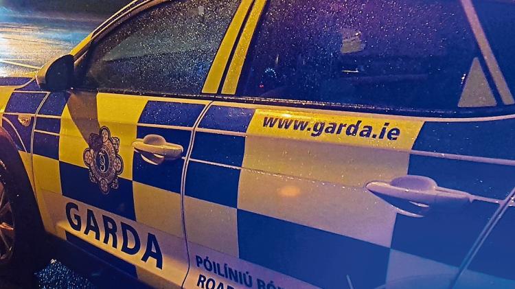 Emergency services attending scene of collision on the Buncrana-Carndonagh road