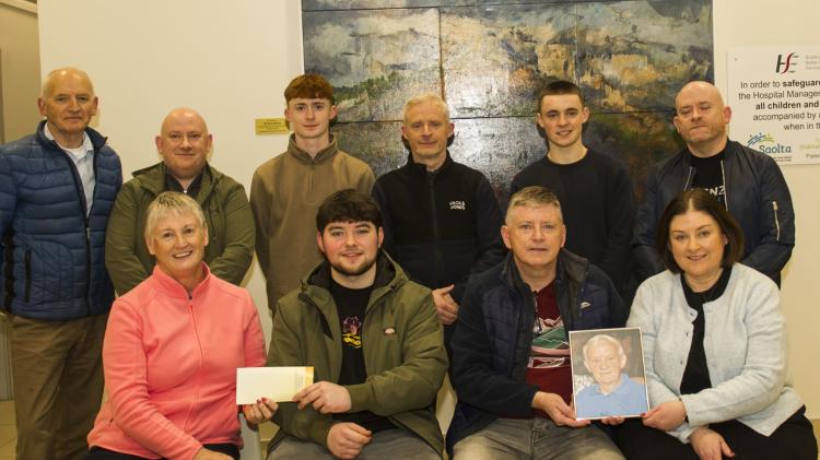 McGroarty family make heartfelt donation to Friends of LUH in memory of Joe