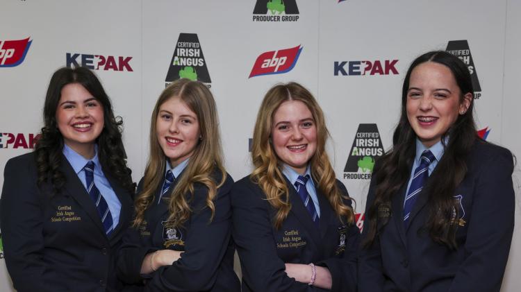 Donegal school exhibits at Croke Park for Certified Irish Angus Schools Competition