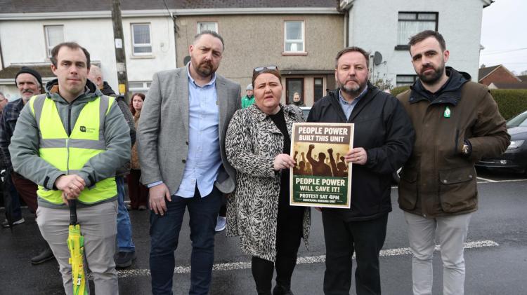 In pictures: Large-scale protest at Buncrana Community Hospital