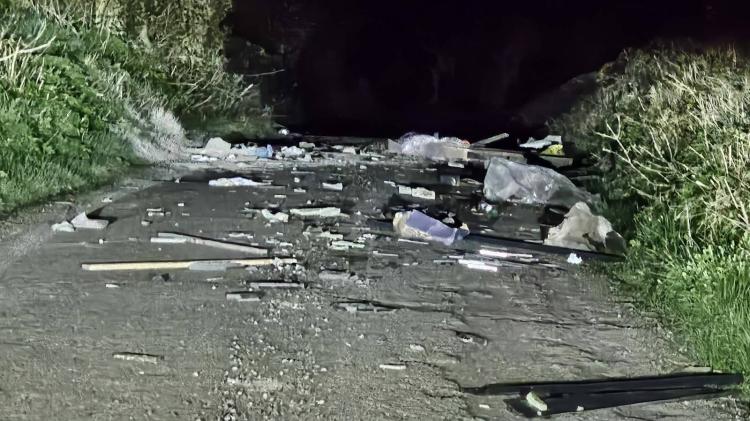 Illegally dumped items in Donegal expected to identify perpetrator