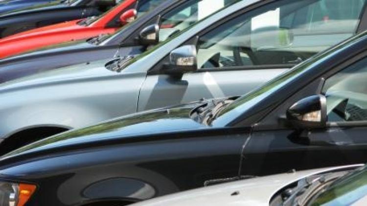 School and church parking spaces blocked by vehicles for sale in Donegal