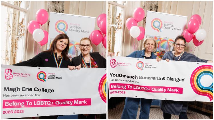 Bundoran school and Inishowen youth group awarded LGBTQ+ Quality Mark