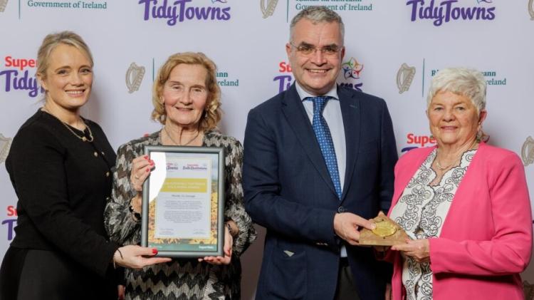 Moville Tidy Towns collects first-ever gold medal ahead of weekend Spring Clean