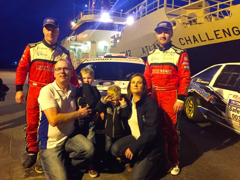 Declan Boyle and Brian Boyle take  their Fiesta WRC to a 'start-to-finish' victory