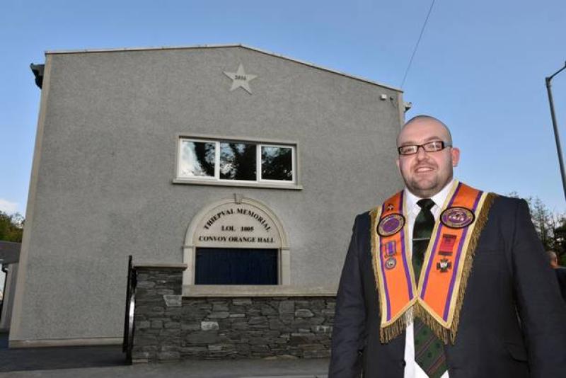 Orange hall rises from the ashes two years after arson attack