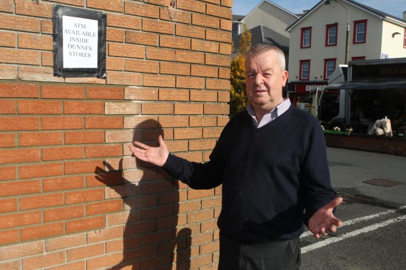 Anger at removal of Letterkenny ATM