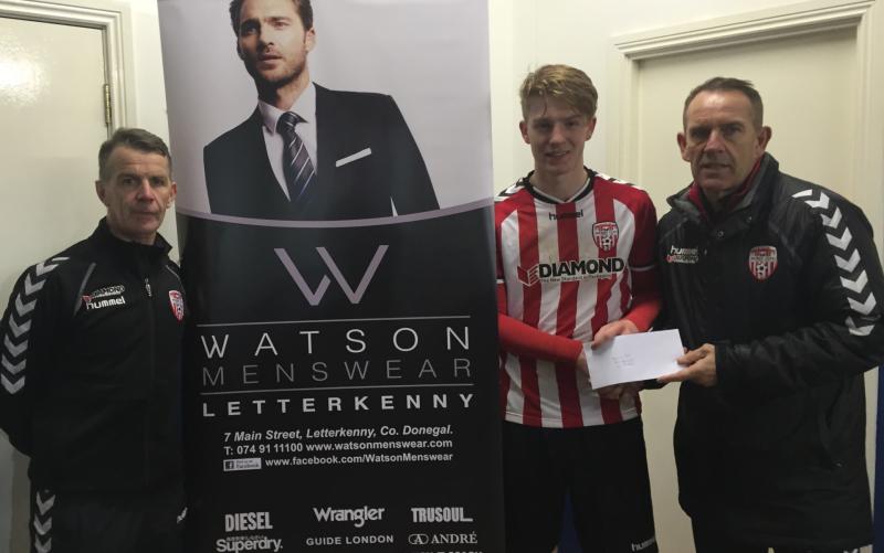 Cathal Farren is Watson Menswear Player of the Month