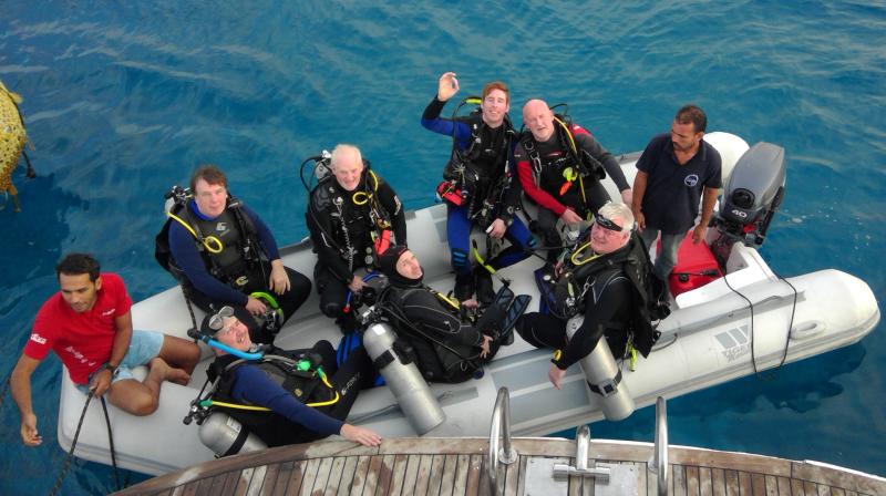 Sheephaven SAC divers explore the Red Sea