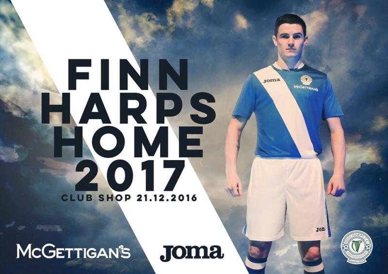 Revealed - the new Finn Harps shirt for the 2017 season