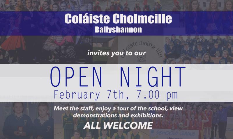 Coláiste Cholmcille Ballyshannon to host open day on Tuesday