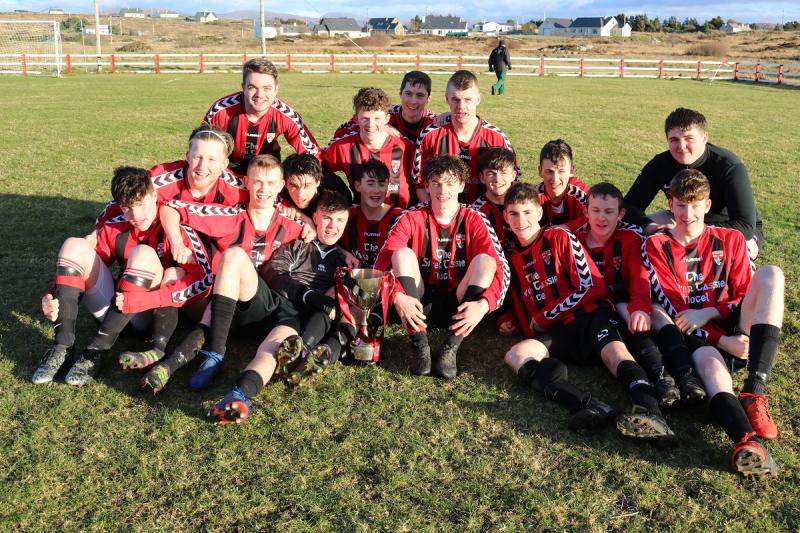 Fanad United are crowned Donegal Youth champions in Keadue