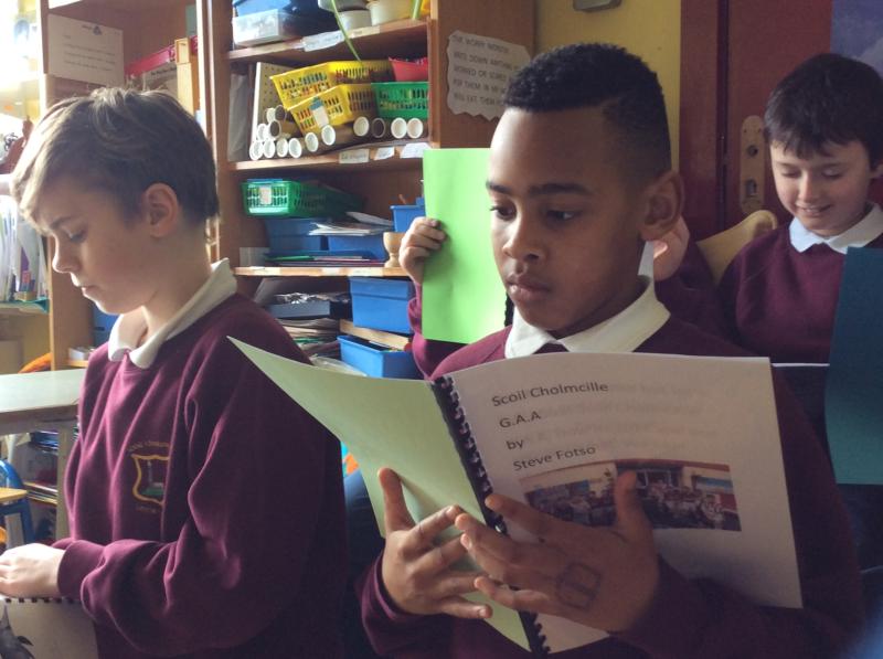 Budding young Donegal authors pen their own books at Scoil Cholmcille