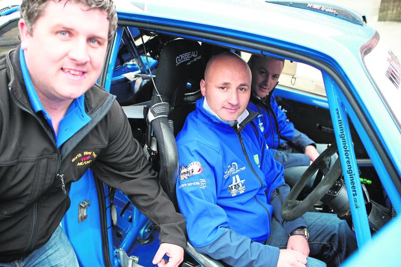 Donegal drivers Declan Boyle and Donagh Kelly facing  a real test in Longford