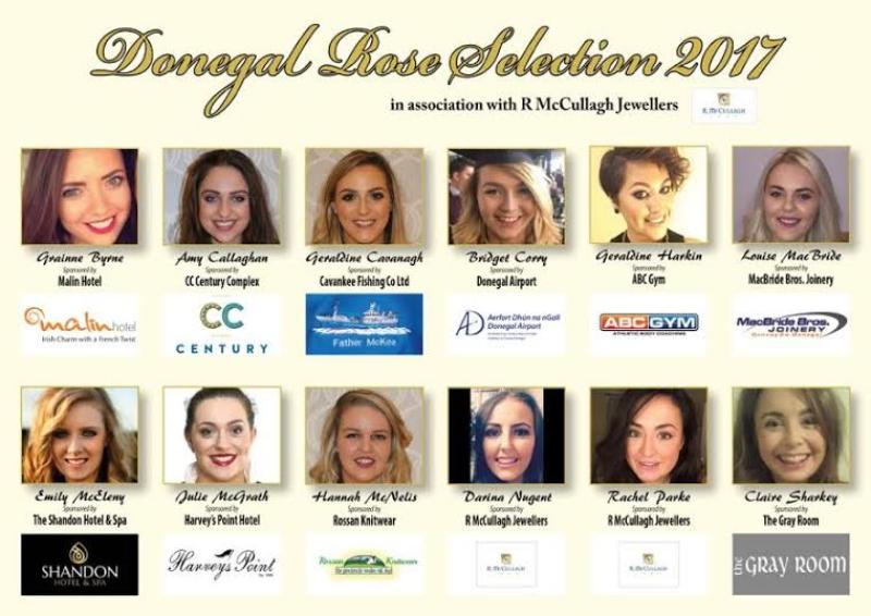 12 contestants in Donegal Rose of Tralee selection final