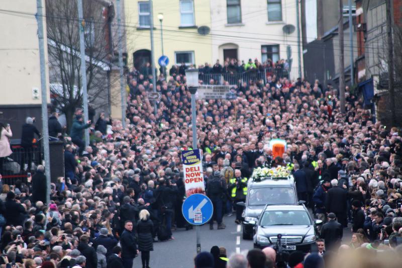An eerie silence in the city of Derry as Martin McGuinness is laid to rest